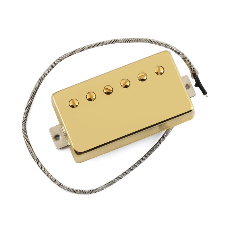 FLEOR Alnico5 Guitar Humbucker Pickup Set Golden Bridge & Neck Pickups Compatible with LP style Guitar Part - Image 3